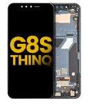Replacement OLED Assembly With Frame Compatible with LG G8S ThinQ (Refurbished) (Mirror Black)