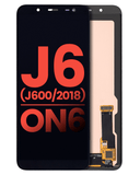 Replacement OLED Assembly Without Frame Compatible with Samsung Galaxy J6 / On6 (J600 / 2018) (Aftermarket Plus) (Black)