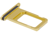 Replacement Dual Sim Card Tray Compatible with Apple iPhone 11 (Yellow)