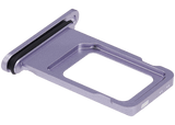 Replacement Dual Sim Card Tray Compatible with Apple iPhone 11 (Purple)