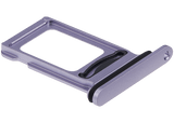 Replacement Dual Sim Card Tray Compatible with Apple iPhone 11 (Purple)