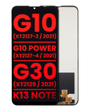 Replacement LCD Assembly Without Frame Compatible with Motorola Moto G10 (XT2127-2 / 2021) / G10 Power (XT2127-4 / 2021) / G30 (XT2129 / 2021) / Lenovo K13 Note (Aftermarket Plus) (All Colors)