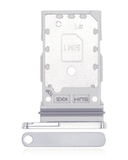 Replacement Dual Sim Card Tray Compatible with Samsung Galaxy S22 Ultra (White)