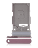Replacement Single Sim Card Tray Compatible with Samsung Galaxy S22 Ultra 5G (Burgundy)