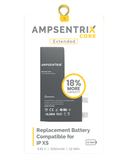 Replacement Battery Compatible with Apple iPhone XS (Spot Welding Required) (AmpSentrix Core Extended)