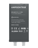 Replacement Battery Core Compatible with Apple iPhone 12 / 12 Pro (Spot Welding Required) (AmpSentrix Core)