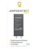 Replacement Battery Core Compatible with Apple iPhone 12 Mini (Spot Welding Required) (AmpSentrix Core)