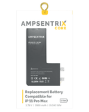 Replacement Battery Core Compatible with Apple iPhone 11 Pro Max (Spot Welding Required) (AmpSentrix Core)