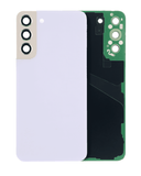 Replacement Back Cover Glass With Camera Lens Compatible with Samsung Galaxy S22 Plus 5G (No Logo) (Aftermarket Plus) (Violet)