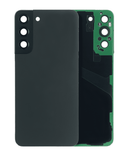 Replacement Back Cover Glass With Camera Lens Compatible with Samsung Galaxy S22 Plus 5G (No Logo) (Aftermarket Plus) (Phantom Black)