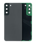 Replacement Back Cover Glass With Camera Lens Compatible with Samsung Galaxy S22 Plus 5G (No Logo) (Aftermarket Plus) (Graphite)