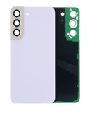 Replacement Back Cover Glass With Camera Lens Compatible with Samsung Galaxy S22 5G (No Logo) (Aftermarket Plus) (Violet)