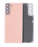 Replacement Back Cover Glass With Camera Lens Compatible with Samsung Galaxy S21 Plus (No Logo) (Aftermarket Plus) (Phantom Pink)