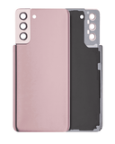 Replacement Back Cover Glass With Camera Lens Compatible with Samsung Galaxy S21 Plus (No Logo) (Aftermarket Plus) (Phantom Gold)
