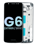 Replacement LCD Assembly With Frame Compatible with Motorola Moto G6 (XT1925 / 2018) (Genuine OEM) (Deep Indigo)