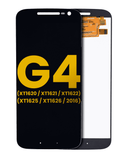 Replacement LCD Assembly Without Frame Compatible with Motorola Moto G4 (XT1620 / XT1621 / XT1622 / XT1625 / XT1626 / 2016) (Refurbished) (Black)
