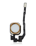 Replacement Home Button With Flex Compatible with Apple iPhone 5S / SE (2016) (Gold)