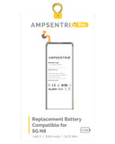 Replacement Battery Compatible with Samsung Galaxy Note 8 (AmpSentrix Pro)