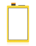 Replacement Digitizer Compatible with Nintendo (Game Console Parts) Nintendo Switch Lite (Yellow)