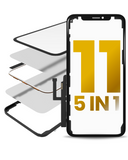 Replacement 5 in 1 (Front Glass + OCA + Frame + Digitizer + OCA Pre-Installed) Compatible with Apple iPhone 11
