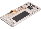 Replacement OLED Assembly With Frame Compatible with Samsung Galaxy S8 (Refurbished) (Arctic Silver)