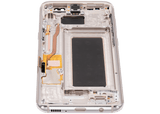 Replacement OLED Assembly With Frame Compatible with Samsung Galaxy S8 (Refurbished) (Arctic Silver)