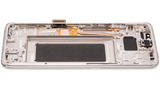 Replacement OLED Assembly With Frame Compatible with Samsung Galaxy S8 (Refurbished) (Arctic Silver)