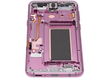 Replacement OLED Assembly With Frame Compatible with Samsung Galaxy S9 (Refurbished) (Lilac Purple)