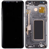 Replacement OLED Assembly With Frame Compatible with Samsung Galaxy S9 Plus (Refurbished) (Titanium Gray)