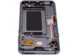 Replacement OLED Assembly With Frame Compatible with Samsung Galaxy S9 Plus (Refurbished) (Titanium Gray)