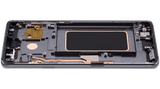 Replacement OLED Assembly With Frame Compatible with Samsung Galaxy S9 Plus (Refurbished) (Titanium Gray)