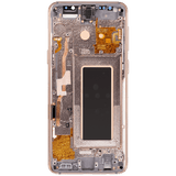 Replacement OLED Assembly With Frame Compatible with Samsung Galaxy S9 (Refurbished) (Sunrise Gold)
