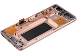 Replacement OLED Assembly With Frame Compatible with Samsung Galaxy S9 (Refurbished) (Sunrise Gold)