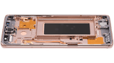 Replacement OLED Assembly With Frame Compatible with Samsung Galaxy S9 (Refurbished) (Sunrise Gold)