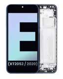Replacement LCD Assembly With Frame Compatible with Motorola Moto E (XT2052 / 2020) (Genuine OEM) (Midnight Blue)