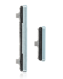 Replacement Hard Buttons (Power / Volume) Compatible with Samsung Galaxy S20 / S20 Plus (Cosmic Silver)