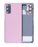 Replacement Back Cover Glass With Camera Lens Compatible with Samsung Galaxy S20 5G (No Logo) (Aftermarket Plus) (Cloud Pink)