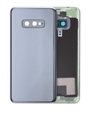 Replacement Back cover Glass With Camera Lens Compatible with Samsung Galaxy S10E (No Logo) (Aftermarket Plus) (Prism Black)