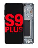 Replacement OLED Assembly With Frame Compatible with Samsung Galaxy S9 Plus (Aftermarket Plus) (Titanium Gray)