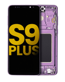 Replacement OLED Assembly With Frame Compatible with Samsung Galaxy S9 Plus (Refurbished) (Lilac Purple)