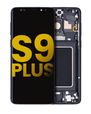 Replacement OLED Assembly With Frame Compatible with Samsung Galaxy S9 Plus (Refurbished) (Midnight Black)
