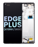 Replacement OLED Assembly With Frame Compatible with Motorola Edge Plus (XT2061 / 2020) (Genuine OEM) (Baltic Gray)