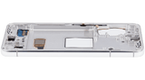 Replacement OLED Assembly With Frame Compatible with Samsung Galaxy S22 5G (US & International Version) (Refurbished) (White)