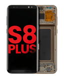Replacement OLED Assembly With Frame Compatible with Samsung Galaxy S8 Plus (Aftermarket Plus) (Maple Gold)
