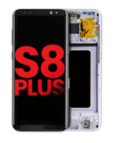 Replacement OLED Assembly With Frame Compatible with Samsung Galaxy S8 Plus (Aftermarket Plus) (Orchid Gray)