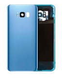 Replacement Back Cover Glass With Camera Lens Compatible with Samsung Galaxy S8 Plus (No Logo) (Aftermarket Plus) (Coral Blue)