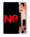 Replacement OLED Assembly With Frame Compatible with Samsung Galaxy Note 9 (Aftermarket Plus) (Alpine White)