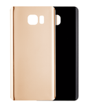 Replacement Back Cover Glass Compatible with Samsung Galaxy Note 5 (No Logo) (Aftermarket Plus) (Gold Platinum)