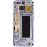 Replacement OLED Assembly With Frame Compatible with Samsung Galaxy S8 Plus (Refurbished) (Arctic Silver)