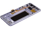 Replacement OLED Assembly With Frame Compatible with Samsung Galaxy S8 Plus (Refurbished) (Arctic Silver)